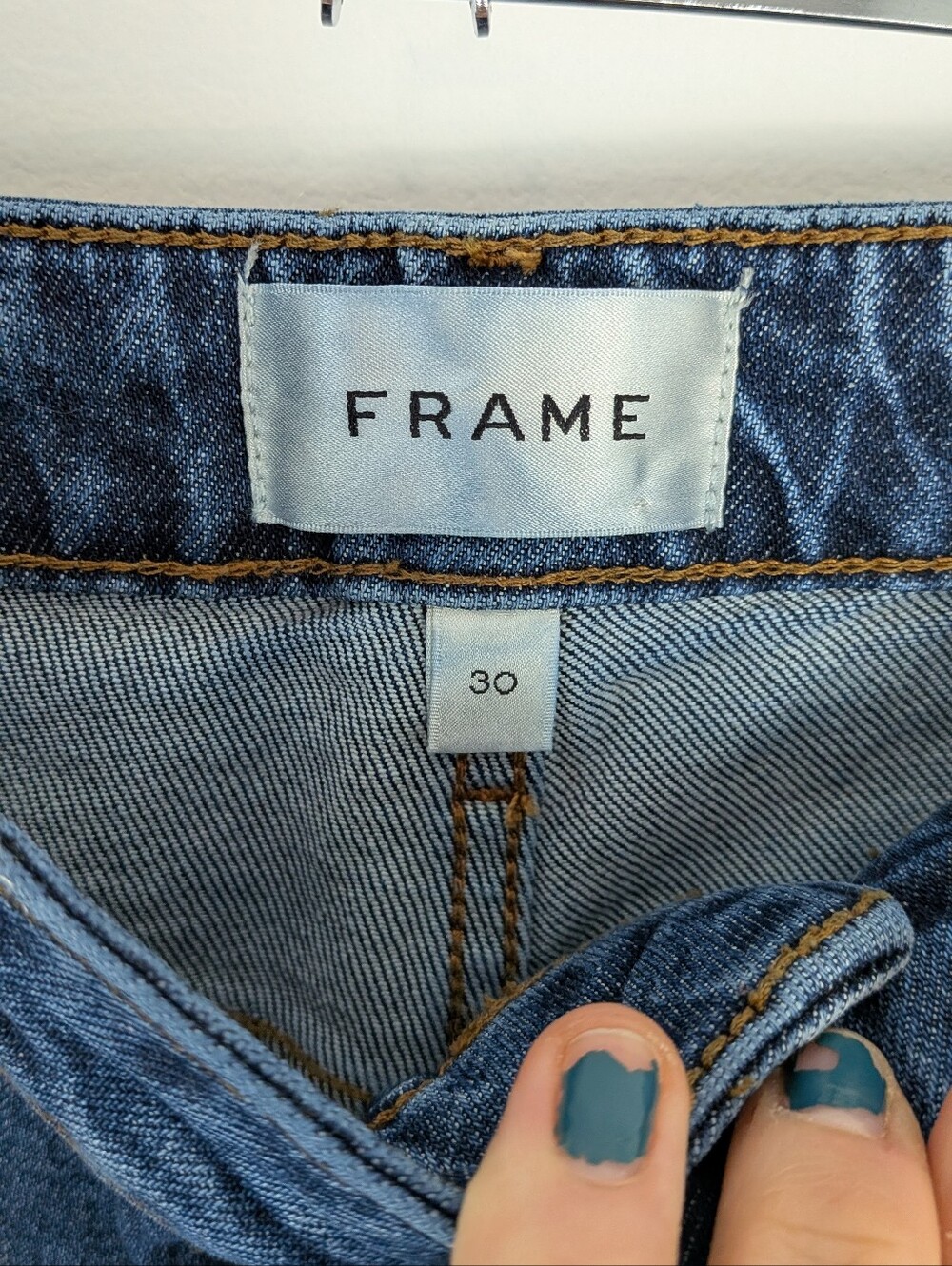 Frame The Arrow High Rise Jeans Rival Size 30 - Picture 4 of 9
